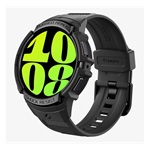 Samsung Watch 6 eSIM 44mm SPIGEN RUGGED ARMOR PRO pótszíj egyedi méret, ütésállóság + szilikon keret, FEKETE
