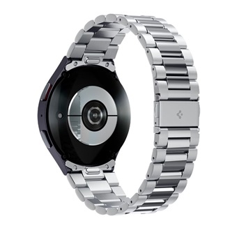 Samsung Watch 7 eSIM 44mm SPIGEN MODERN FIT pótszíj egyedi méret, fém, EZÜST