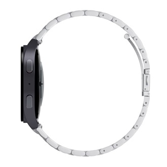 Samsung Watch 7 eSIM 44mm SPIGEN MODERN FIT pótszíj egyedi méret, fém, EZÜST