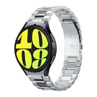 Samsung Watch 7 eSIM 44mm SPIGEN MODERN FIT pótszíj egyedi méret, fém, EZÜST