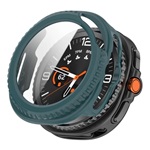 Samsung Watch 8 Classic 46mm GIGAPACK Műanyag keret BUMPER, ütésállóság + kijelzővédő üveg, SÖTÉTZÖLD