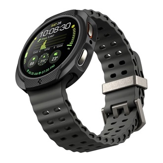 Samsung Watch 8 eSIM 40mm SPIGEN LIQUID AIR szilikon óra keret ütésállóság FEKETE
