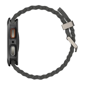 Samsung Watch 8 eSIM 40mm SPIGEN LIQUID AIR szilikon óra keret ütésállóság FEKETE