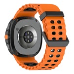 Samsung Watch 8 eSIM 44mm GIGAPACK Pótszíj egyedi méret, légáteresztő, NARANCSSÁRGA/FEKETE