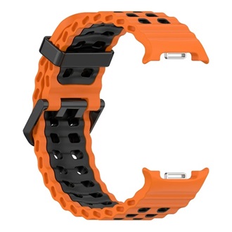 Samsung Watch 8 eSIM 44mm GIGAPACK Pótszíj egyedi méret, légáteresztő, NARANCSSÁRGA/FEKETE