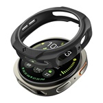 Samsung Watch 8 eSIM 44mm SPIGEN LIQUID AIR szilikon óra keret ütésállóság FEKETE