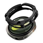 Samsung Watch 8 eSIM 44mm SPIGEN RUGGED ARMOR műanyag óra keret ütésállóság FEKETE