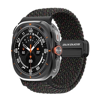 Samsung Watch Ultra eSIM 47mm DUX DUCIS pótszíj egyedi méret, állítható, FEKETE