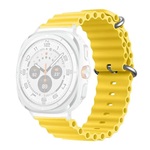 Samsung Watch Ultra eSIM 47mm GIGAPACK Pótszíj egyedi méret, hullám, CITROMSÁRGA