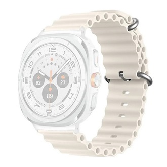 Samsung Watch Ultra eSIM 47mm GIGAPACK Pótszíj egyedi méret, hullám, FEHÉR