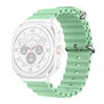 Samsung Watch Ultra eSIM 47mm GIGAPACK Pótszíj egyedi méret, hullám, VILÁGOSZÖLD