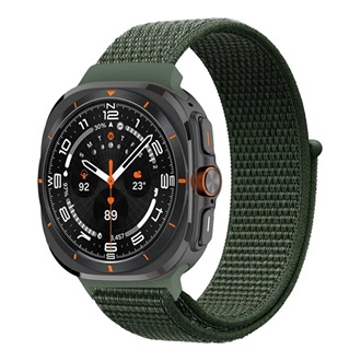 Samsung Watch Ultra eSIM 47mm GIGAPACK Pótszíj egyedi méret, légáteresztő, SÖTÉTZÖLD