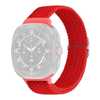 Samsung Watch Ultra eSIM 47mm GIGAPACK Pótszíj egyedi méret, szőtt minta, PIROS