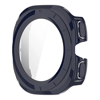 Samsung Watch Ultra eSIM 47mm Gigapack Műanyag keret BUMPER, ütésállóság + kijelzővédő üveg, SÖTÉTKÉK