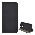 Samsung Xcover 4s Gigapack Tok álló, bőr hatású FLIP, asztali tartó, FEKETE