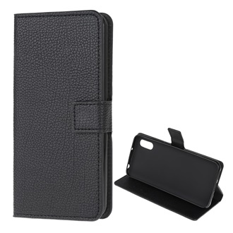 Samsung Xcover 5 Gigapack tok álló, bőr hatású FLIP, prémium, FEKETE