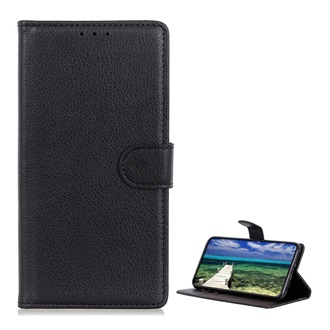 Samsung Xcover 6 Pro GIGAPACK tok álló, bőr hatású FLIP, prémium, FEKETE