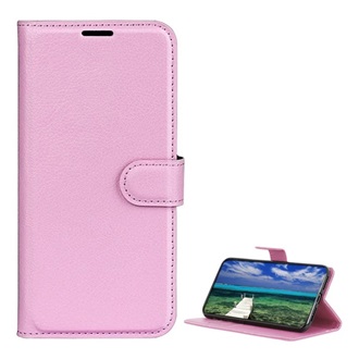 Samsung Xcover 7 Pro GIGAPACK Tok álló, bőr hatású FLIP, prémium, RÓZSASZÍN