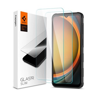 Samsung Xcover 7 Pro SPIGEN SLIM képernyővédő üveg 2db 2.5D, 9H, ÁTLÁTSZÓ