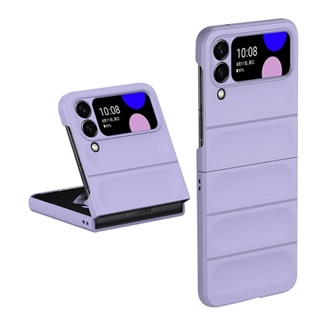 Samsung Z Flip4 5G Gigapack műanyag telefonvédő ütésállóság, 3D, LILA