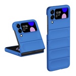 Samsung Z Flip4 5G Gigapack műanyag telefonvédő ütésállóság, 3D, SÖTÉTKÉK