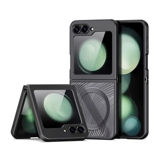 Samsung Z Flip6 5G DUX DUCIS AIMO szilikon telefonvédő ütésállóság, hullám, FEKETE