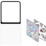 Samsung Z Flip6 5G SAMSUNG műanyag telefonvédő ultravékony, cserélhető színes hátlap, ÁTLÁTSZÓ