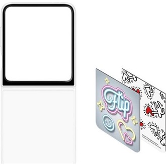 Samsung Z Flip6 5G SAMSUNG műanyag telefonvédő ultravékony, cserélhető színes hátlap, ÁTLÁTSZÓ