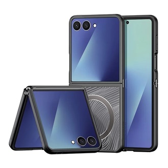Samsung Z Flip7 DUX DUCIS AIMO szilikon telefonvédő ütésállóság, matt, FEKETE