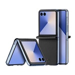 Samsung Z Flip7 DUX DUCIS BRIL műanyag telefonvédő ütésállóság, rombusz, SÖTÉTKÉK