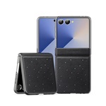 Samsung Z Flip7 DUX DUCIS STEX szilikon telefonvédő ütésállóság, csillag, FEKETE