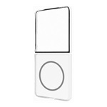 Samsung Z Flip7 Designed for SAMSUNG műanyag telefonvédő ütésállóság, Magsafe, ÁTLÁTSZÓ