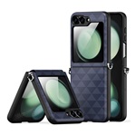 Samsung Z Flip7 FE DUX DUCIS FITT műanyag telefonvédő ütésállóság, háromszög, SÖTÉTKÉK