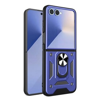 Samsung Z Flip7 GIGAPACK Defender szilikon telefonvédő ütésállóság, kameravédő, SÖTÉTKÉK