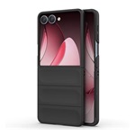 Samsung Z Flip7 GIGAPACK Műanyag telefonvédő ütésállóság, 3D, FEKETE