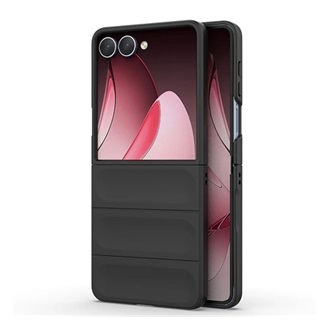 Samsung Z Flip7 GIGAPACK Műanyag telefonvédő ütésállóság, 3D, FEKETE