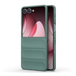 Samsung Z Flip7 GIGAPACK Műanyag telefonvédő ütésállóság, 3D, SÖTÉTZÖLD