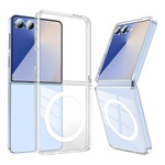 Samsung Z Flip7 GIGAPACK Szilikon telefonvédő ütésállóság, MagSafe, ÁTLÁTSZÓ