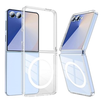 Samsung Z Flip7 GIGAPACK Szilikon telefonvédő ütésállóság, MagSafe, ÁTLÁTSZÓ