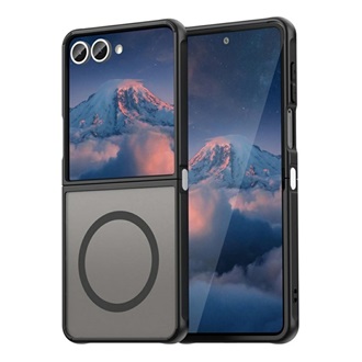 Samsung Z Flip7 GIGAPACK Szilikon telefonvédő ütésállóság, MagSafe, FEKETE