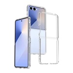 Samsung Z Flip7 GIGAPACK Szilikon telefonvédő ütésállóság, átlátszó hátlap, ÁTLÁTSZÓ