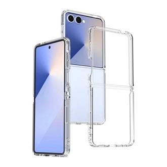 Samsung Z Flip7 GIGAPACK Szilikon telefonvédő ütésállóság, átlátszó hátlap, ÁTLÁTSZÓ