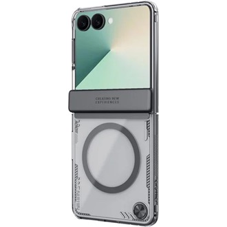 Samsung Z Flip7 NILLKIN ICEBLADE szilikon telefonvédő ütésállóság, MagSafe, FEKETE