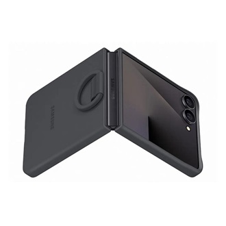 Samsung Z Flip7 SAMSUNG szilikon telefonvédő telefongyűrű FEKETE