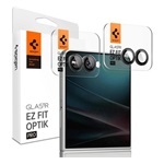 Samsung Z Flip7 SPIGEN OPTIK PRO HD kameravédő üveg 2db 9H, csak lencse, FEKETE