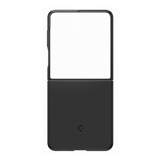 Samsung Z Flip7 SPIGEN THIN FIT PRO műanyag telefonvédő matt, kameravédő, FEKETE