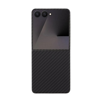 Samsung Z Flip7 TACTICAL MAGFORCE ARAMID szilikon telefonvédő ultravékony, karbon minta, FEKETE