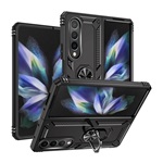 Samsung Z Fold4 5G Gigapack Defender szilikon telefonvédő ütésállóság, kameravédő, FEKETE