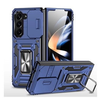 Samsung Z Fold6 5G Gigapack Defender szilikon telefonvédő ütésállóság, kameravédő, SÖTÉTKÉK