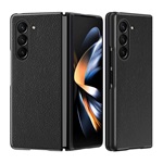 Samsung Z Fold6 5G Gigapack Műanyag telefonvédő bőr hatású bevonat FEKETE